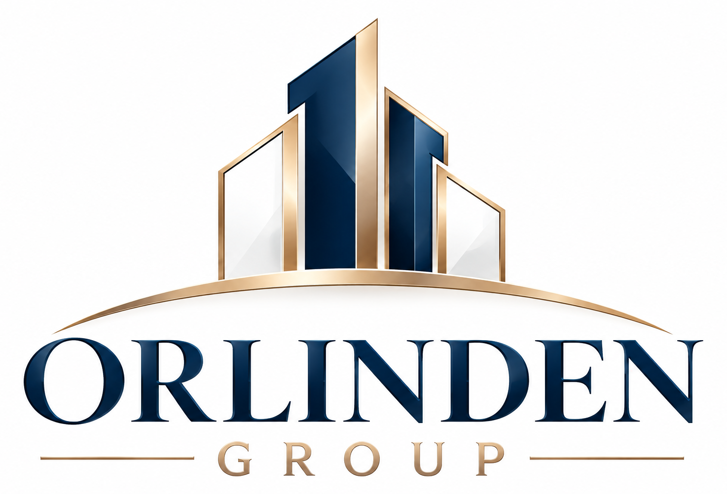 Orlinden Group — rising buildings symbolizing growth